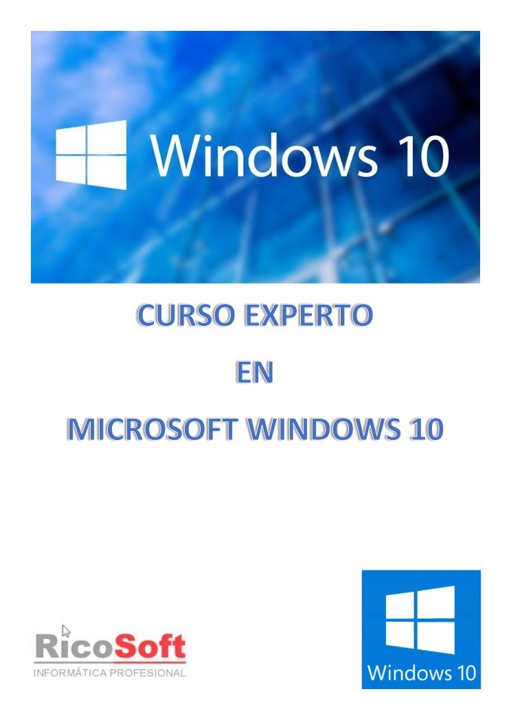 Imágen de pdf Curso experto en Windows 10